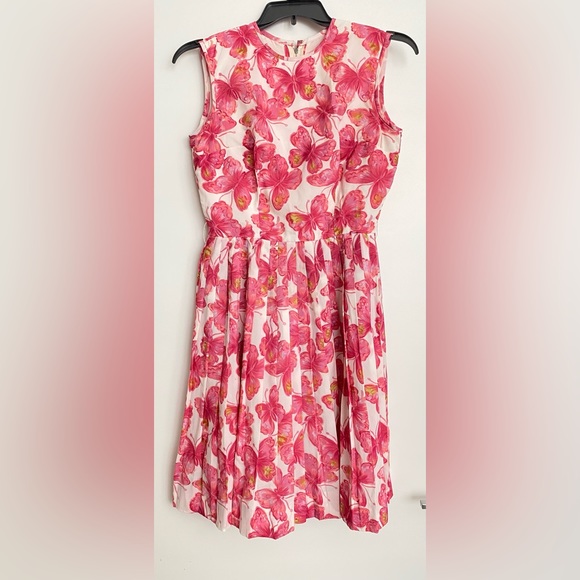 Other - Vintage Rare Pink Butterfly Dress by International Ladies Garment Workers Union